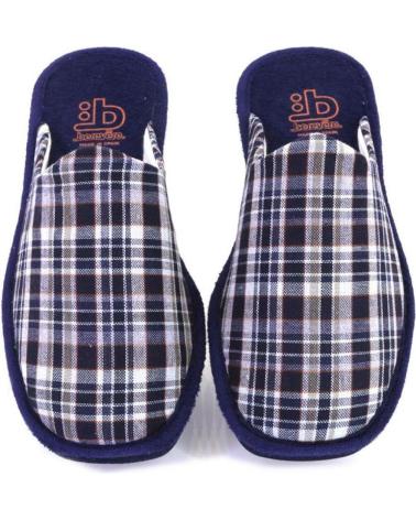 Pantoufles pour Homme BEREVERE 3809 ZAPATILLAS DE CASA DE HOMBRE AZUL MARINO