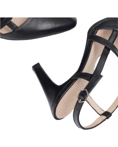 Zapatos de tacón de Mujer WONDERS ZAPATO  VESTIR PIEL NEGRO