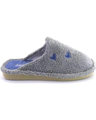 Calzado-De-Casa-De-Mujer-BEREVERE-3420-ZAPATILLAS-DE-CASA-DE-MUJER-GRIS