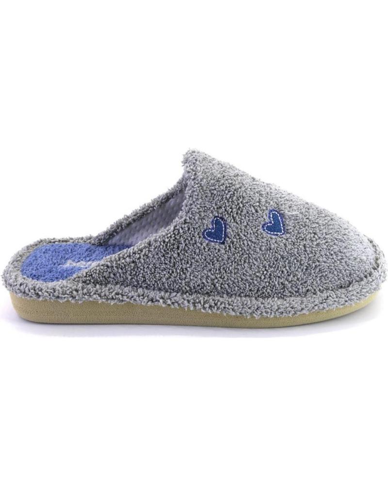 Calzado-De-Casa-De-Mujer-BEREVERE-3420-ZAPATILLAS-DE-CASA-DE-MUJER-GRIS