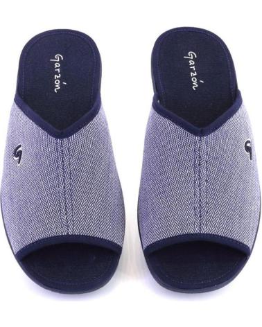 Pantoufles pour Homme GARZON 6971 091 ZAPATILLAS DE CASA DE HOMBRE AZUL MARINO
