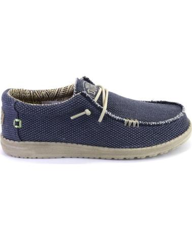Chaussures pour Homme HEY DUDE WALLY BRAIDED LONAS DE HOMBRE MUY LIGERO AZUL JEANS