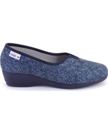 Zapatos de Mujer COSDAM 2410 LONAS DE MUJER CON CUNA BAJA AZUL MARINO