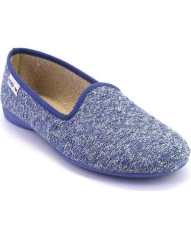 Pantofole per Donna COSDAM 524 ZAPATILLAS DE CASA CERRADA DE MUJER AZUL