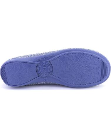 Pantofole per Donna COSDAM 524 ZAPATILLAS DE CASA CERRADA DE MUJER AZUL