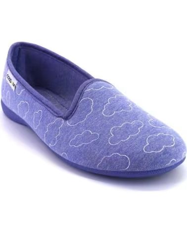 Pantoufles pour Femme cosdam 558 ZAPATILLAS DE CASA CERRADA DE MUJER AZUL AZUL