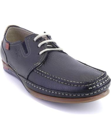 Schuhe für Herren FLUCHOS 8353 ZAPATOS CON CORDONES DE HOMBRE PIEL AZUL MARINO