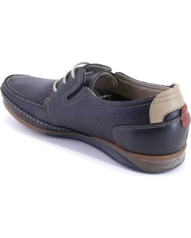 Schuhe für Herren FLUCHOS 8353 ZAPATOS CON CORDONES DE HOMBRE PIEL AZUL MARINO