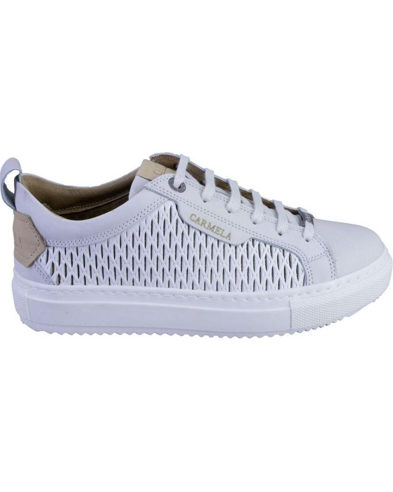 Sneaker für Damen CARMELA 0682320 ZAPATILLAS CASUAL DE MUJER PIEL BLANCO