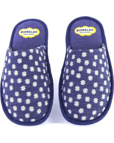 Pantufas de Mulher COSDAM 4046 MARGUERITE ZAPATILLAS DE CASA DE MUJER AZUL MARI AZUL MARINO