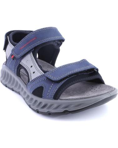 Sandalen für Herren IMAC 353260 SANDALIAS DE HOMBRE NOBUK CON VELCRO AZUL MARINO
