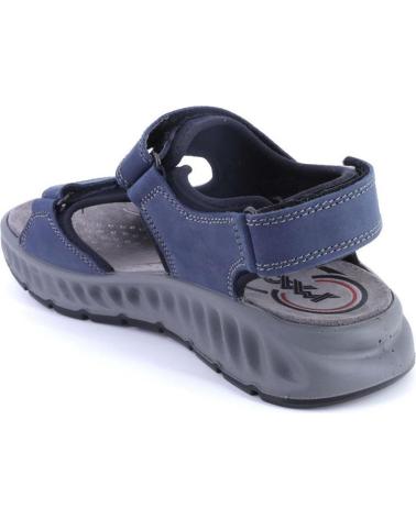Sandalen für Herren IMAC 353260 SANDALIAS DE HOMBRE NOBUK CON VELCRO AZUL MARINO
