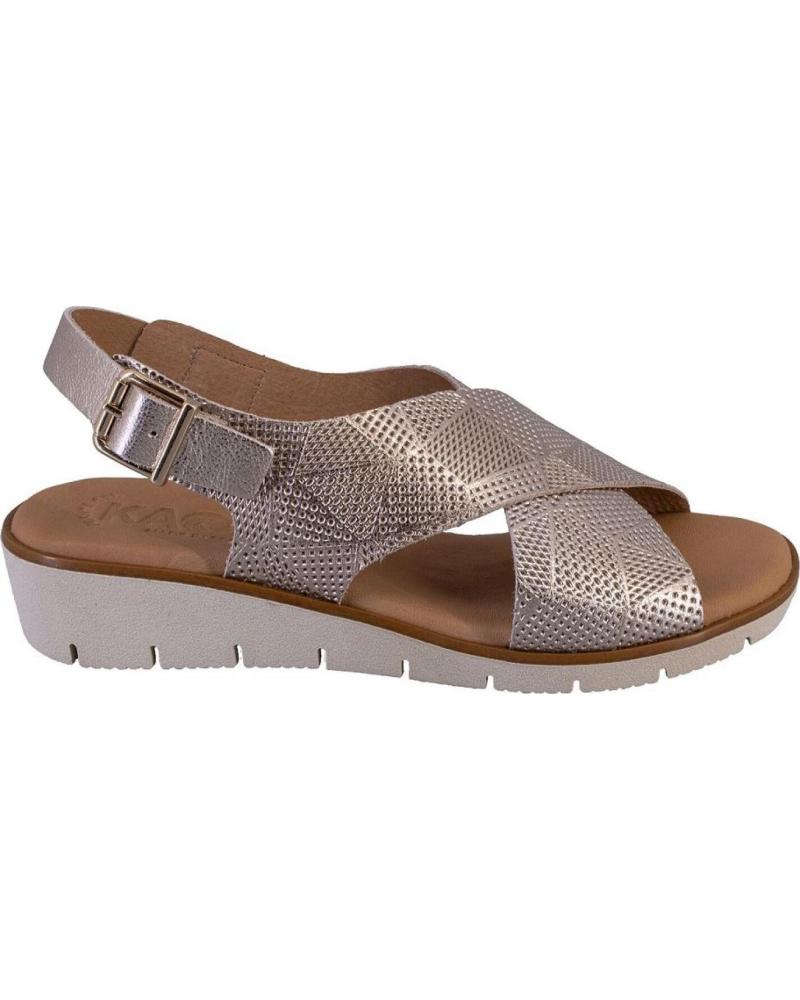 Sandales pour Femme KAOLA 2275 SANDALIAS DE MUJER PIEL PLATINO