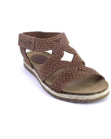Sandálias de Mulher INTERBIOS 2200 SANDALIAS DE MUJER NOBUK CON VELCRO CUERO