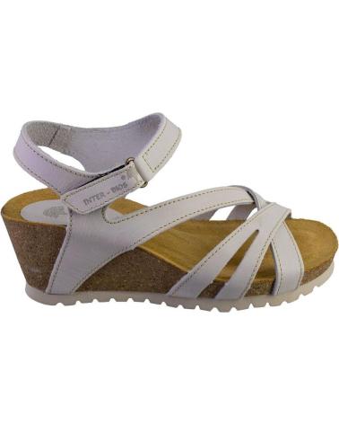 Sandálias de Mulher INTERBIOS 5633 SANDALIAS DE MUJER PIEL CON VELCRO GRIS