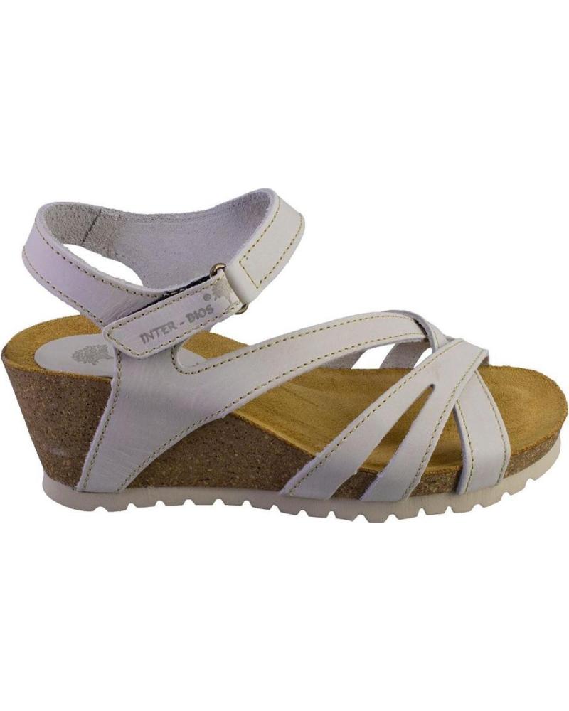 Sandálias de Mulher INTERBIOS 5633 SANDALIAS DE MUJER PIEL CON VELCRO GRIS