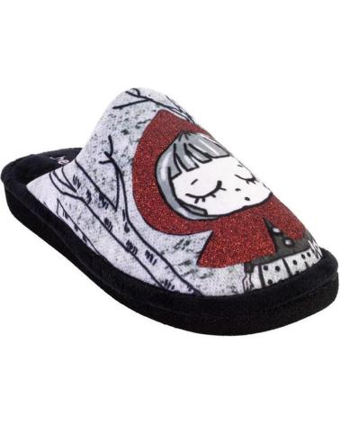 Pantufas de Mulher BEREVERE 3505 ZAPATILLAS DE CASA DE MUJER NEGRO