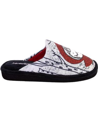 Pantufas de Mulher BEREVERE 3505 ZAPATILLAS DE CASA DE MUJER NEGRO