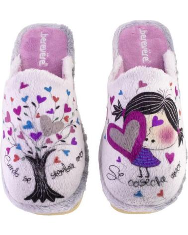 Woman House slipers BEREVERE 3506 ZAPATILLAS DE CASA DE MUJER ROSA