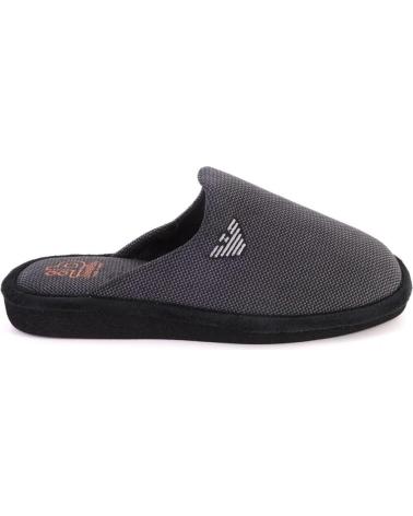 Pantofole per Uomo BEREVERE 3711 ZAPATILLAS DE CASA DE HOMBRE NEGRO
