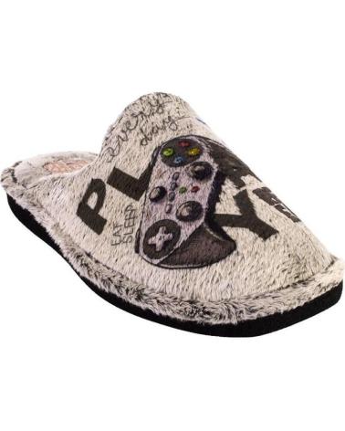 Pantoufles pour Homme BEREVERE 3704 ZAPATILLAS DE CASA DE HOMBRE JUEGOS GRIS