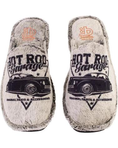 Pantofole per Uomo BEREVERE 3706 ZAPATILLAS DE CASA DE HOMBRE GRIS
