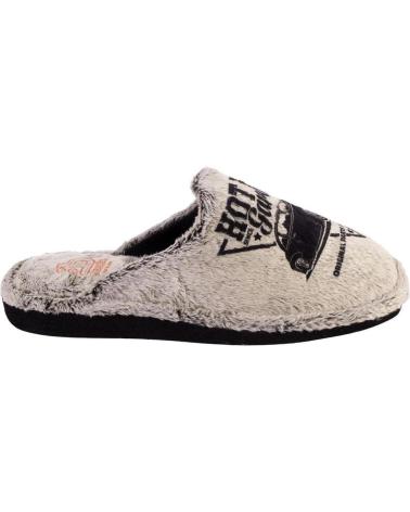 Pantoufles pour Homme BEREVERE 3706 ZAPATILLAS DE CASA DE HOMBRE GRIS