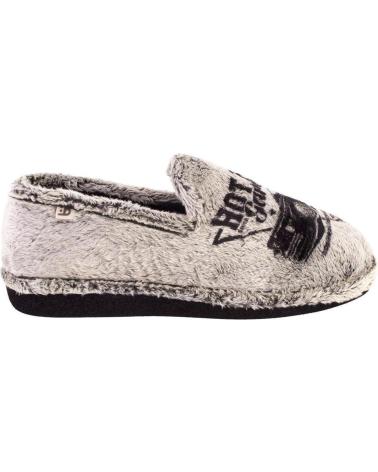 Pantufas de Homem BEREVERE 3750 ZAPATILLAS DE CASA CERRADA DE HOMBRE GRIS