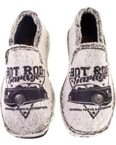 Pantufas de Homem BEREVERE 3750 ZAPATILLAS DE CASA CERRADA DE HOMBRE GRIS
