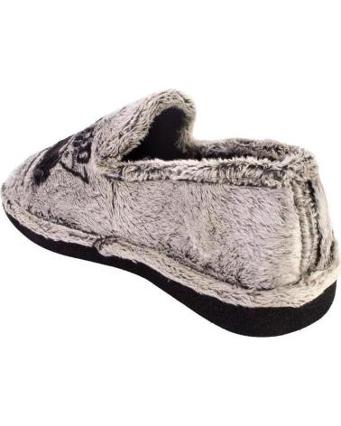 Pantufas de Homem BEREVERE 3750 ZAPATILLAS DE CASA CERRADA DE HOMBRE GRIS