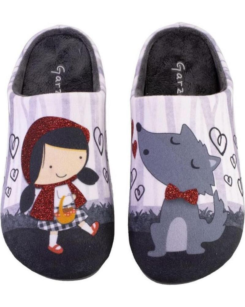 Pantufas de Mulher GARZON 15344 246 ZAPATILLAS DE CASA DE MUJER GRIS