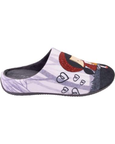 Pantufas de Mulher GARZON 15344 246 ZAPATILLAS DE CASA DE MUJER GRIS
