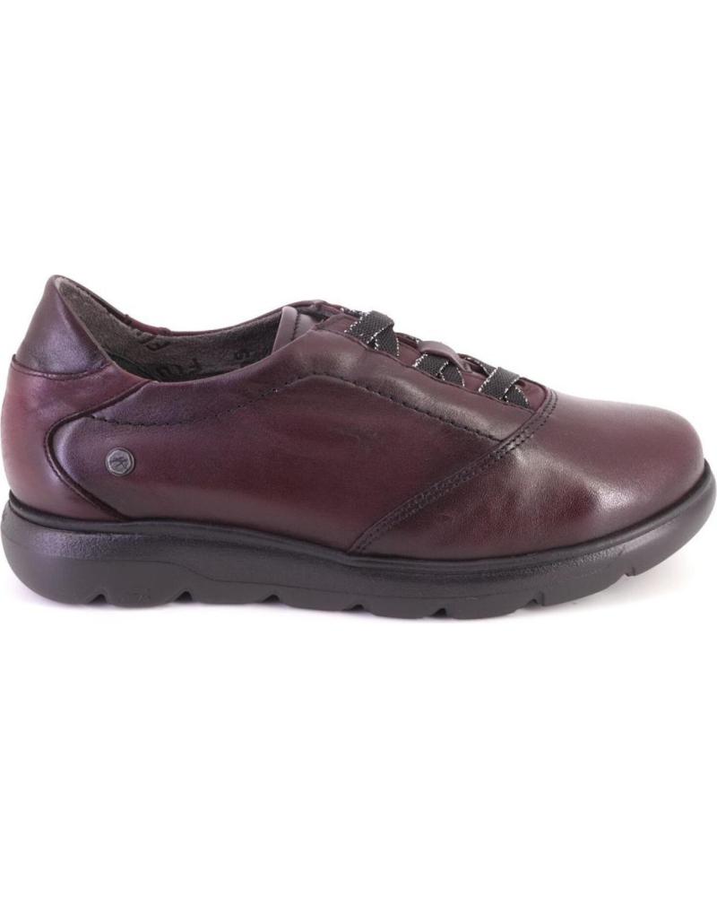Schuhe für Damen FLUCHOS F1866 FARAL ZAPATOS DE MUJER PIEL BURDEOS