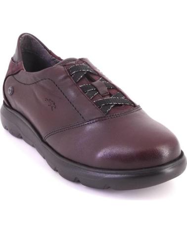 Schuhe für Damen FLUCHOS F1866 FARAL ZAPATOS DE MUJER PIEL BURDEOS