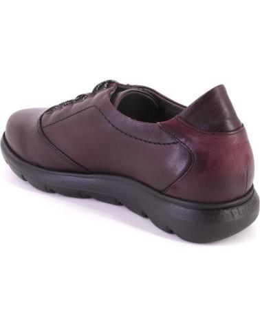 Schuhe für Damen FLUCHOS F1866 FARAL ZAPATOS DE MUJER PIEL BURDEOS