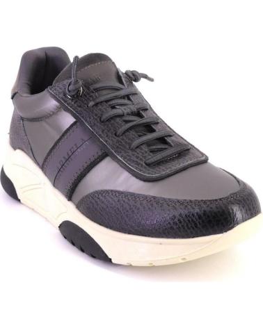 Deportivas de Mujer CARMELA 161058 ZAPATILLAS CASUAL DE MUJER PIEL PLOMO