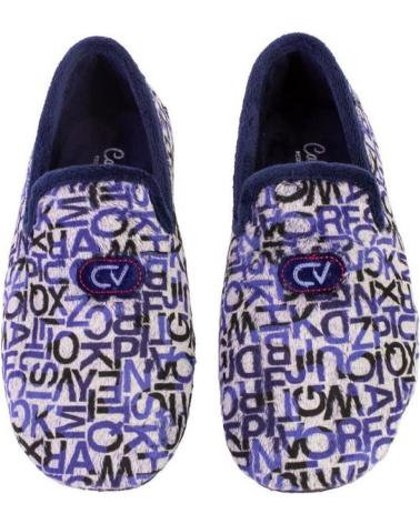 Pantufas de Homem CABRERA 9626 ZAPATILLAS DE CASA CERRADA DE HOMBRE AZUL MARIN AZUL MARINO