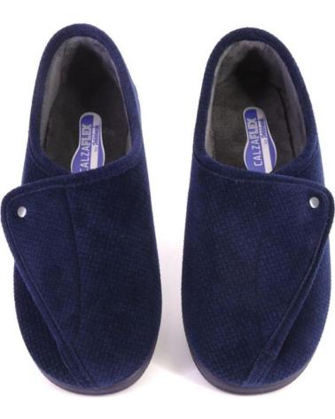 Pantufas-De-Mujer-DEVALVERDE-1124-ZAPATILLAS-DE-CASA-DE-MUJER-AZUL-MARINO