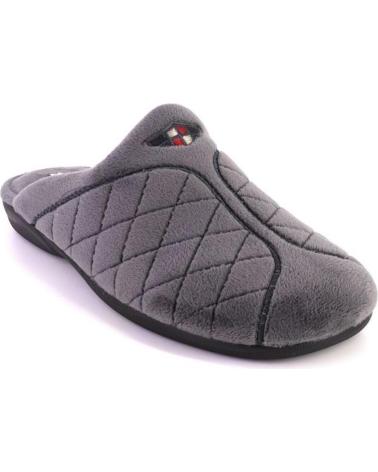 Pantufas de Homem DEVALVERDE 3523 ZAPATILLAS DE CASA DE HOMBRE DESCALZA GRIS