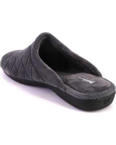 Pantufas de Homem DEVALVERDE 3523 ZAPATILLAS DE CASA DE HOMBRE DESCALZA GRIS