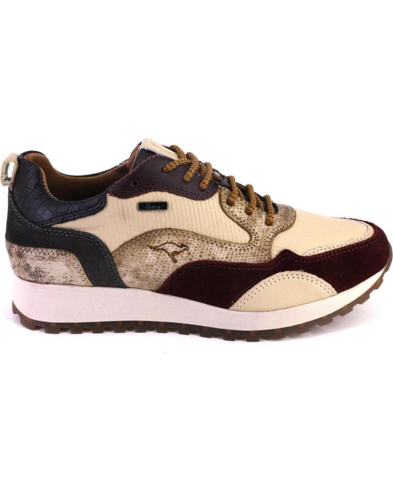 Sportif pour Femme KANGAROOS 410 ZAPATILLAS CASUAL DE MUJER PIEL BEIGE