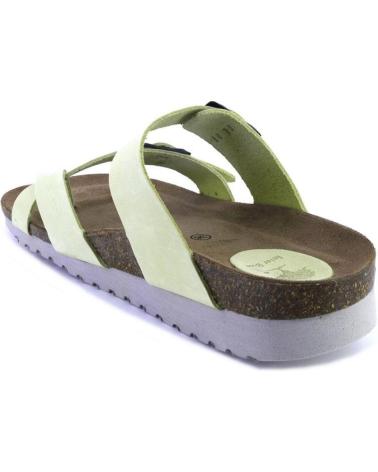 Sandálias de Mulher INTERBIOS 7212 196 SANDALIAS DE MUJER PIEL AMARILLO