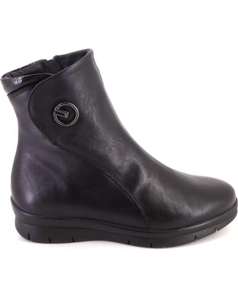 Botins de Mulher BAERCHI 54073 BOTINES DE MUJER PIEL NEGRO