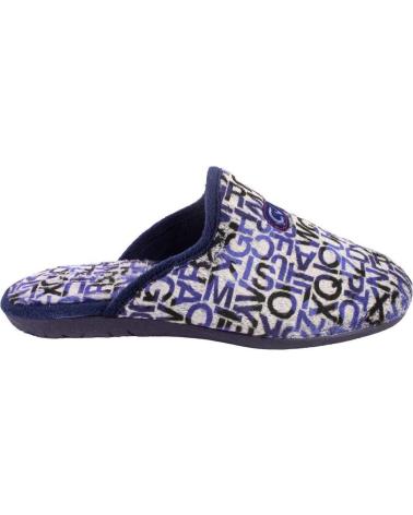 Man House slipers CABRERA 9625 ZAPATILLAS DE CASA DESCALZA DE HOMBRE AZUL MARI AZUL MARINO