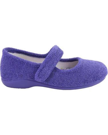 Pantofole per Donna GARZON 7755 111 ZAPATILLAS DE CASA DE MUJER CON VELCRO AZUL