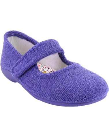 Pantofole per Donna GARZON 7755 111 ZAPATILLAS DE CASA DE MUJER CON VELCRO AZUL