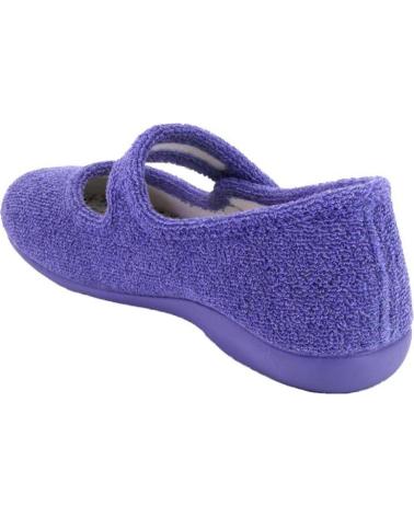 Pantofole per Donna GARZON 7755 111 ZAPATILLAS DE CASA DE MUJER CON VELCRO AZUL
