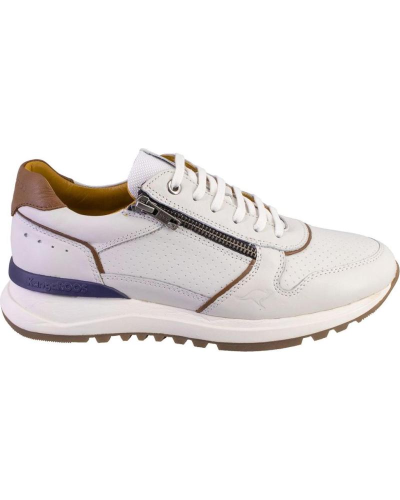 Deportivas-De-Hombre-KANGAROOS-554-ZAPATILLAS-CASUAL-DE-HOMBRE-PIEL-BLANCO