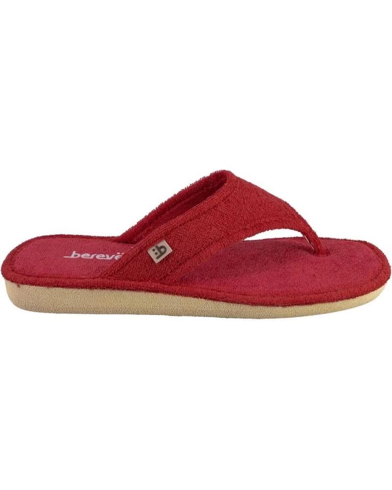 Calzado de casa de Mujer berevere 4304 ZAPATILLAS DE CASA DE MUJER ROJO ROJO