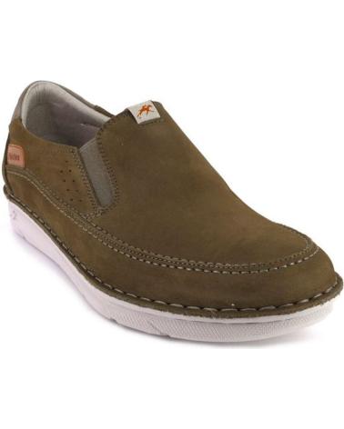 Mocasines de Hombre FLUCHOS F2001 MOCASINES DE HOMBRE NOBUK TAUPE